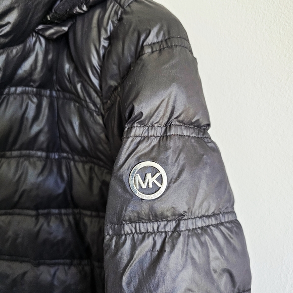 Duck Down MICHAEL Michael Kors Packable Short Down Fill Black Women's Jacket, S - Picture 5 of 16